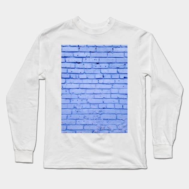 Purple Brick Wall Long Sleeve T-Shirt by NewburyBoutique